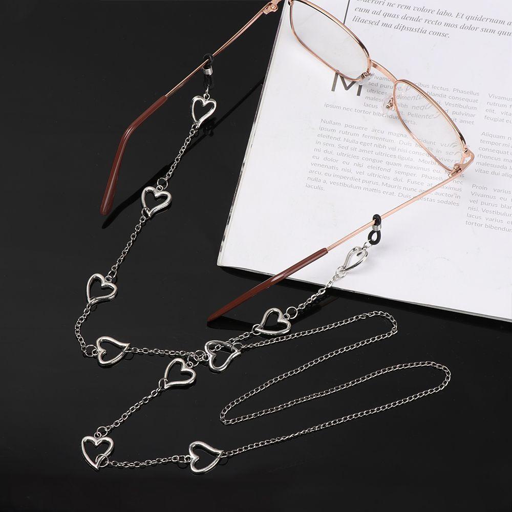 Lily Rantai Kacamata Wanita Pria Eye Wear Aksesoris Non-slip Glasses Necklace Metal