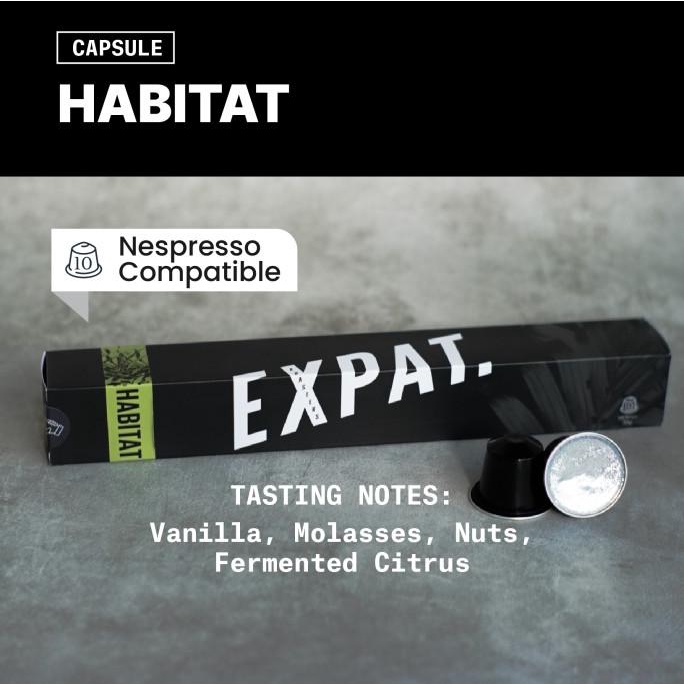 

Expat Roasters "Habitat" Nespresso Compatible Coffee Capsule