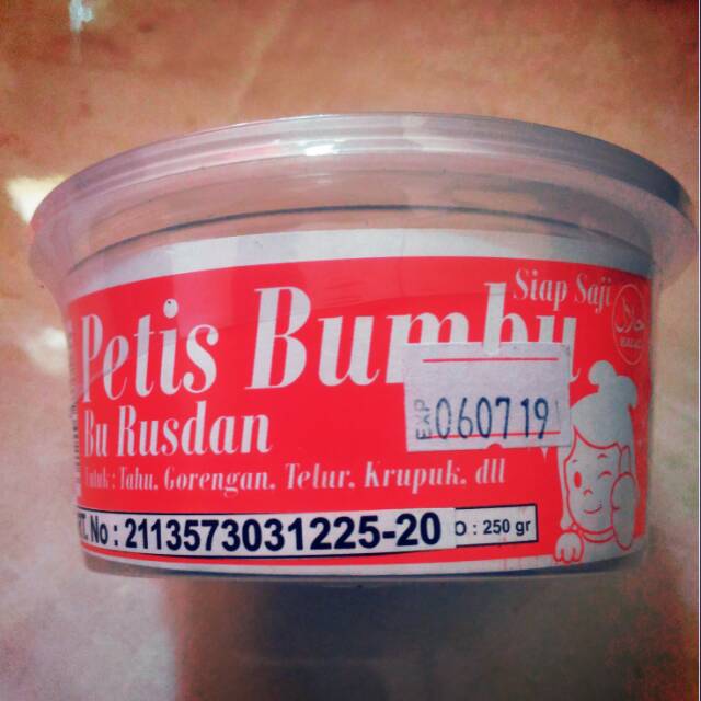 Petis Bumbu Bu Rusdan Siap Saji - Untuk Tahu, Gorengan, Kerupuk, dll