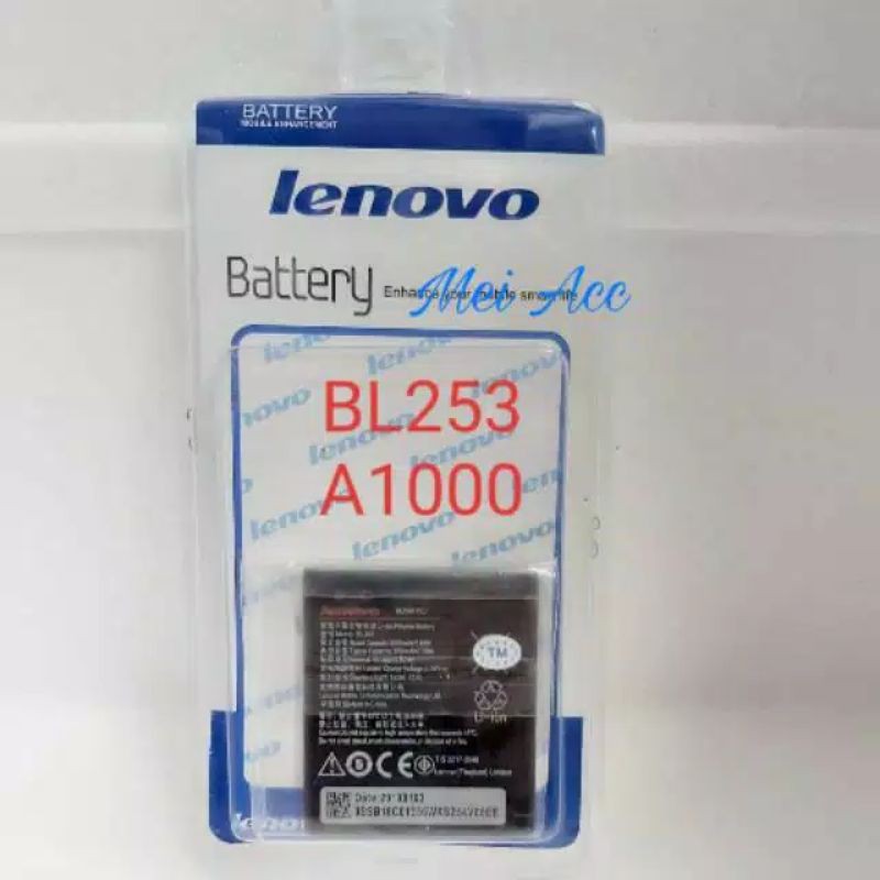 Baterai Lenovo A1000/Bl 253