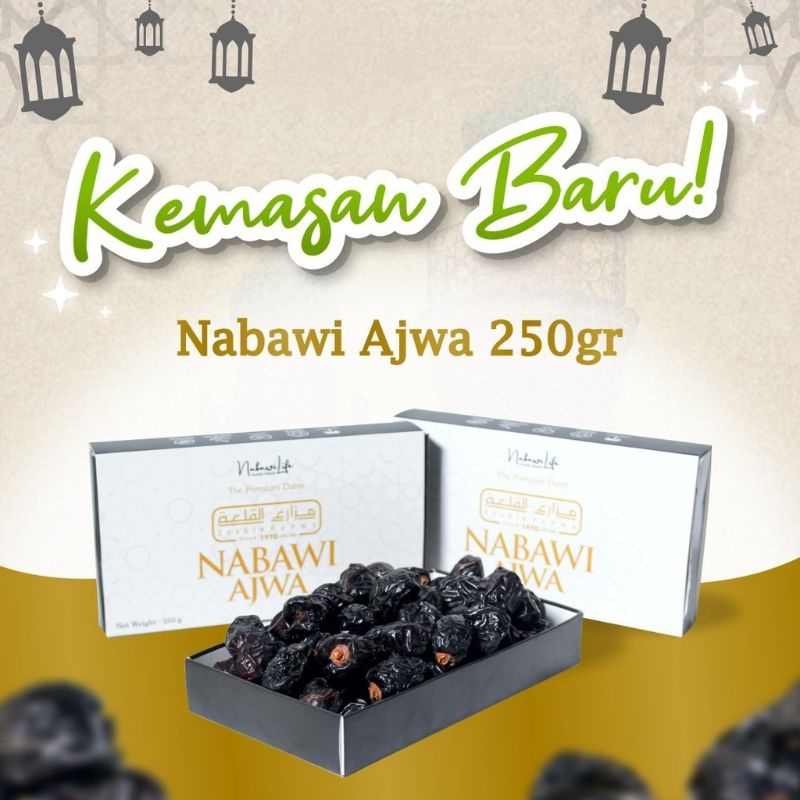 

Kurma Nabawi Ajwa Premium Quality 250 gram