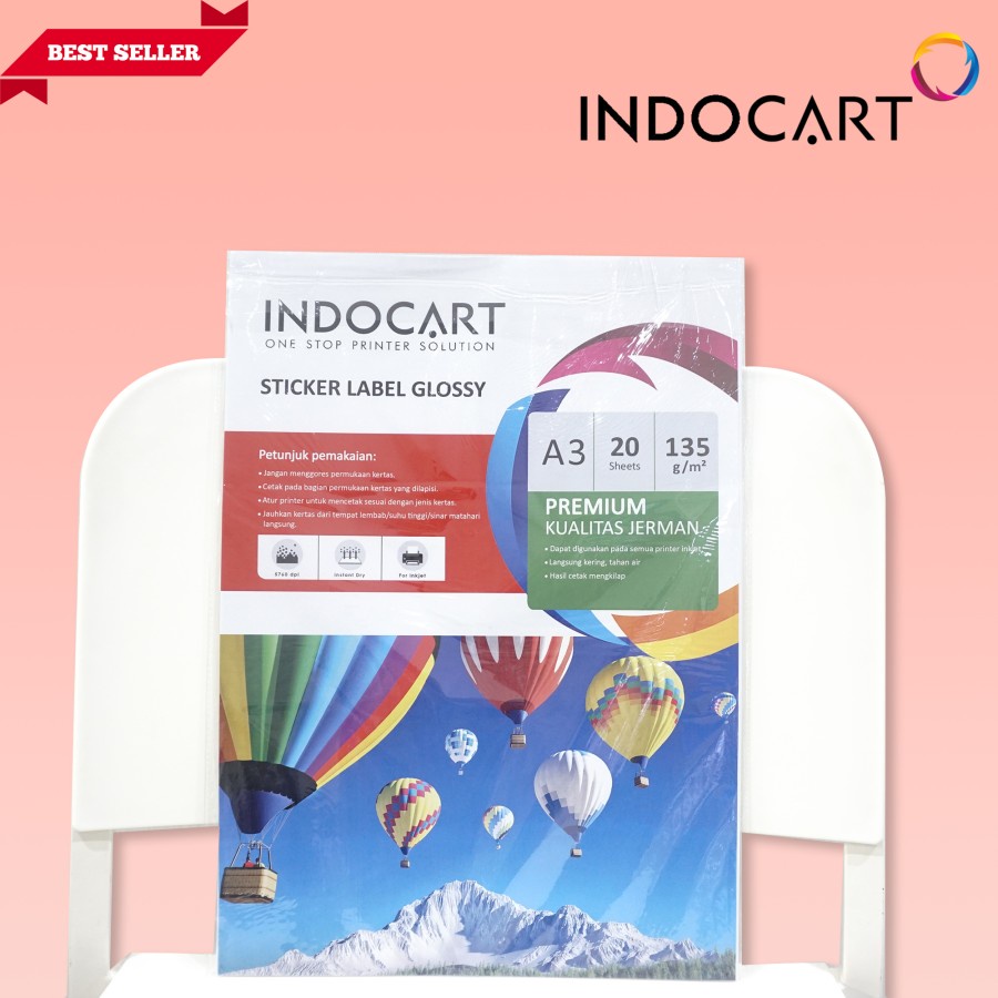 IndoCart AGFAPHOTO Sticker Label Glossy 135gr-A3