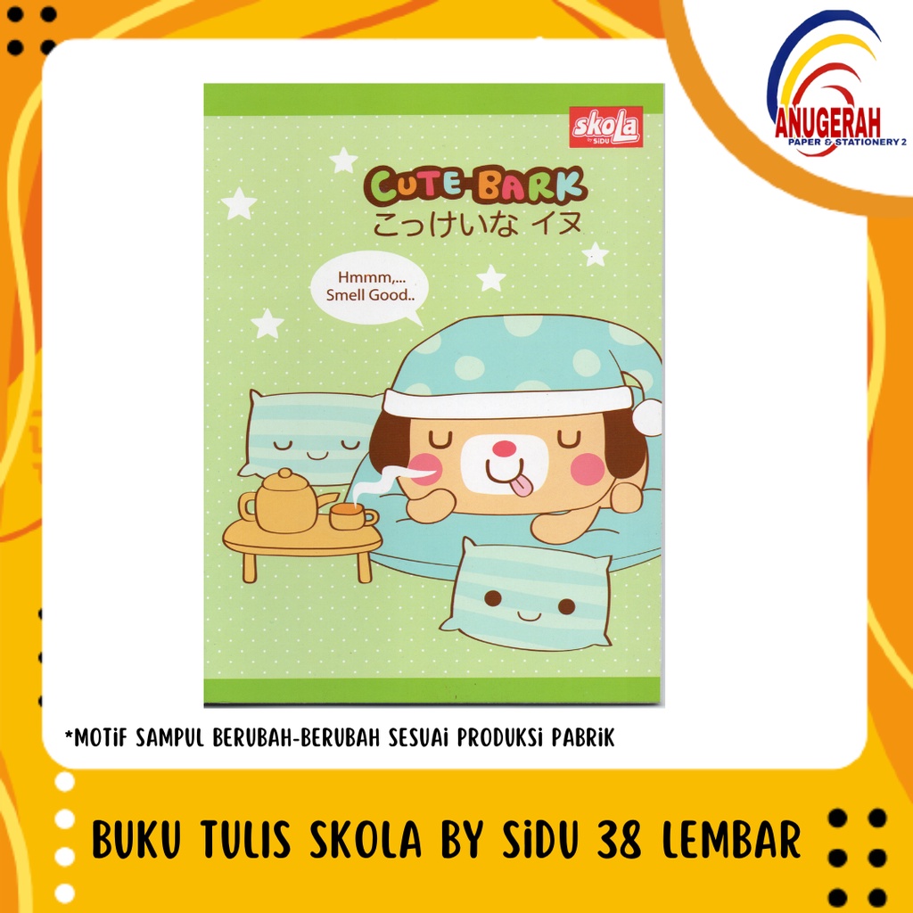 

BUKU TULIS SKOLA BY SIDU 38 LEMBAR (PAK)