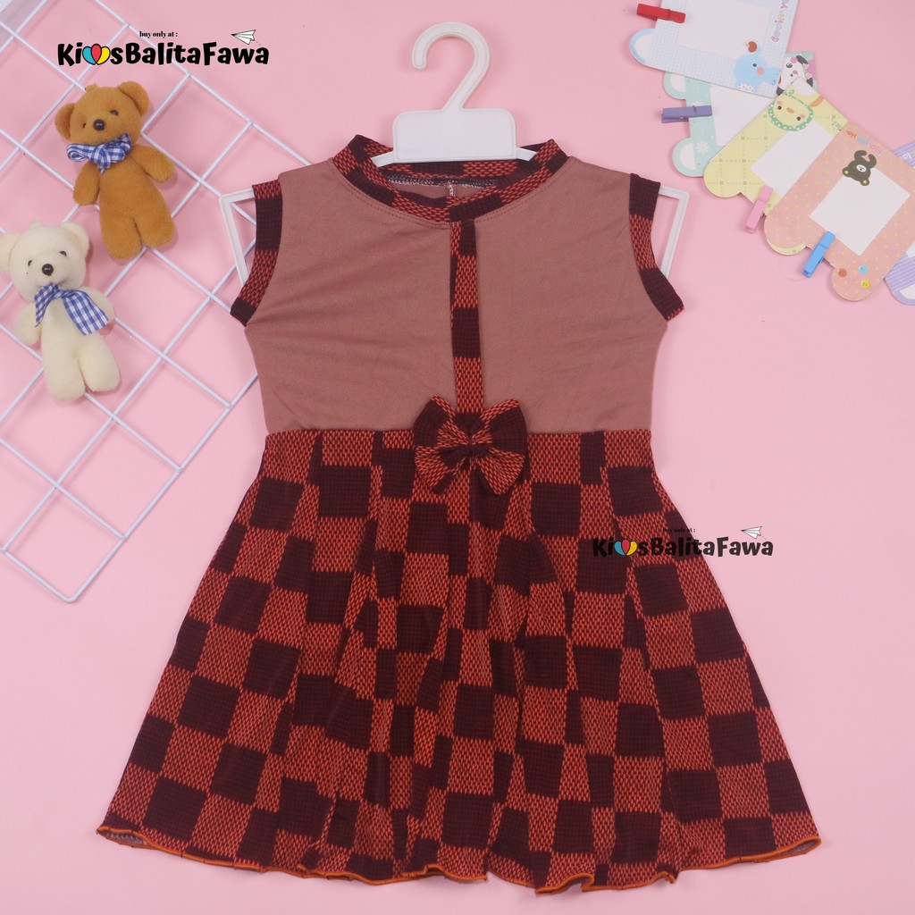 Dress Lala uk. 3-4 th / Dress Balita Dress Anak Cewek Dress Import Dress Yukensi Dress Anak Murah