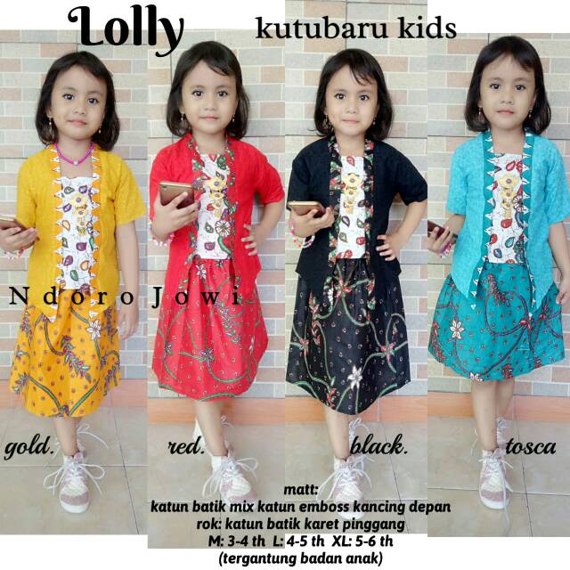 SETELAN BATIK ANAK , KATUN BATIK MIX KATUN EMBOS