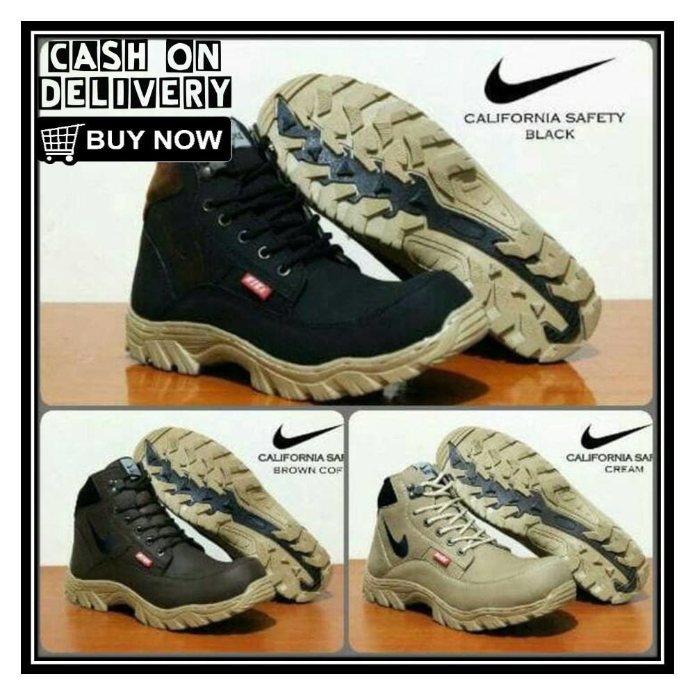 Sepatu Pria Boots Nk Calf Safty