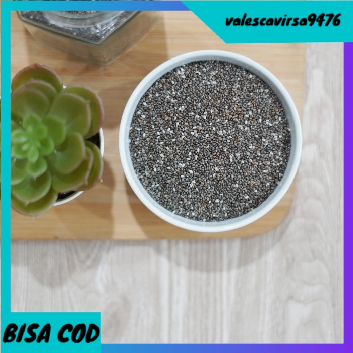 

⭐BISA COD⭐ Chia Seed 1 Kg Organic Mexico Original Premium