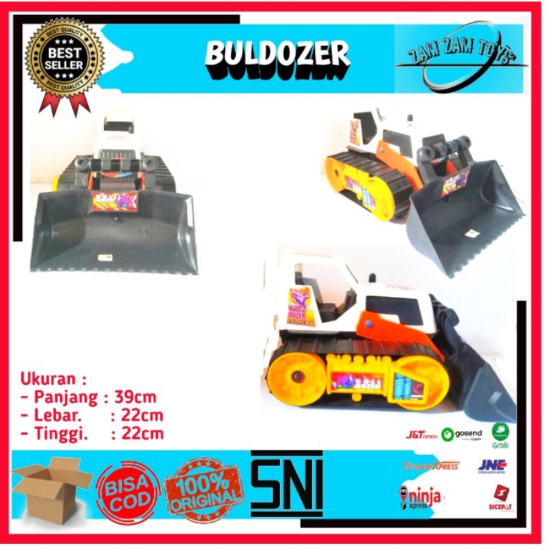 MAINAN ANAK MOBIL BULL DOZER KONTRUKSI
