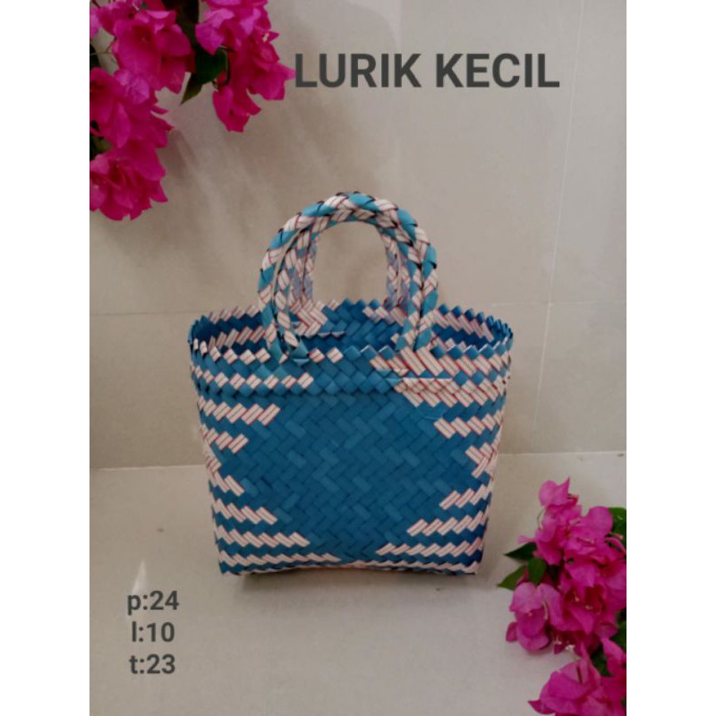 Tas anyaman lurik Stock Ready