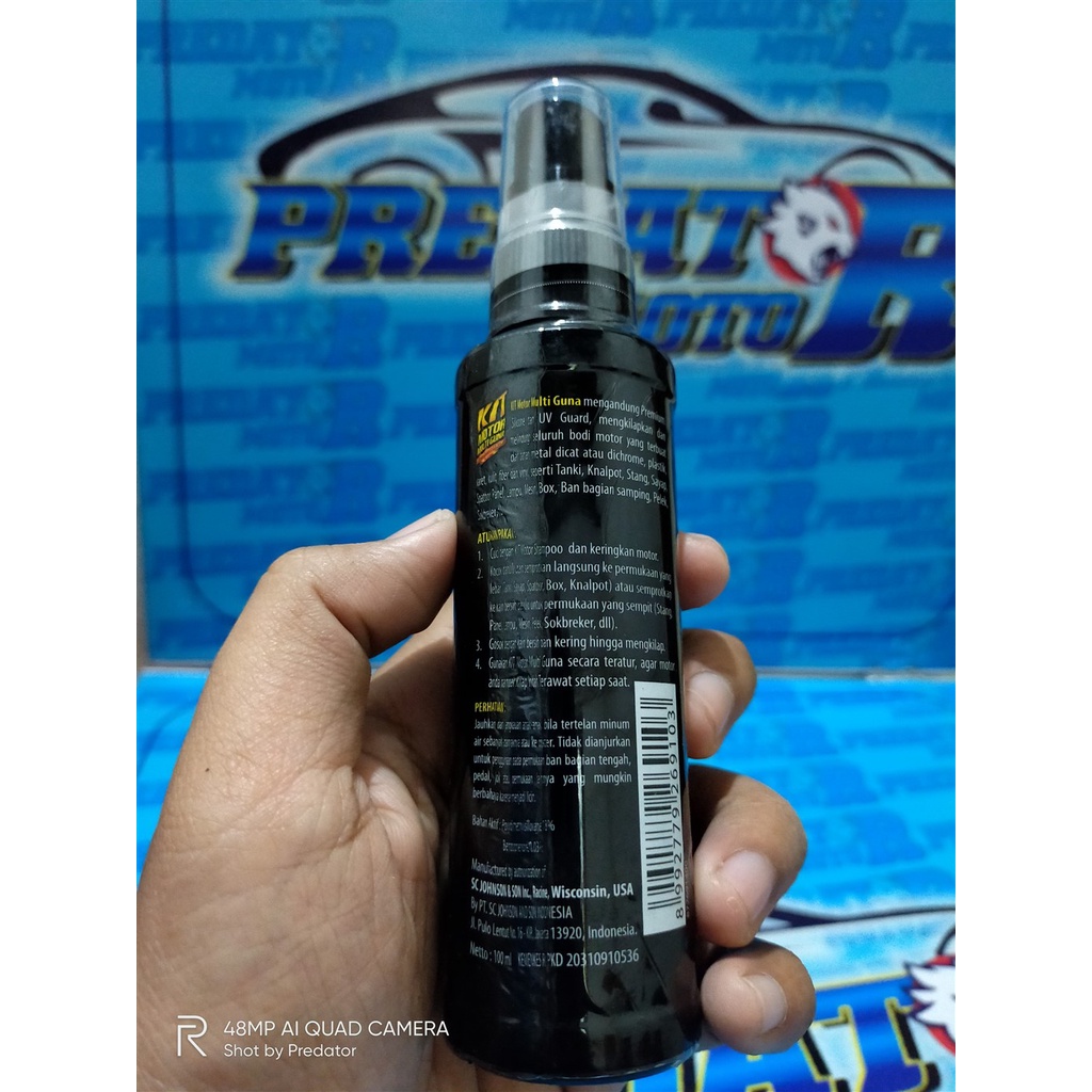 KIT MULTIGUNA PENGKILAP SELURUH BODY MOTOR KILAT SEPERTI BARU 100ML