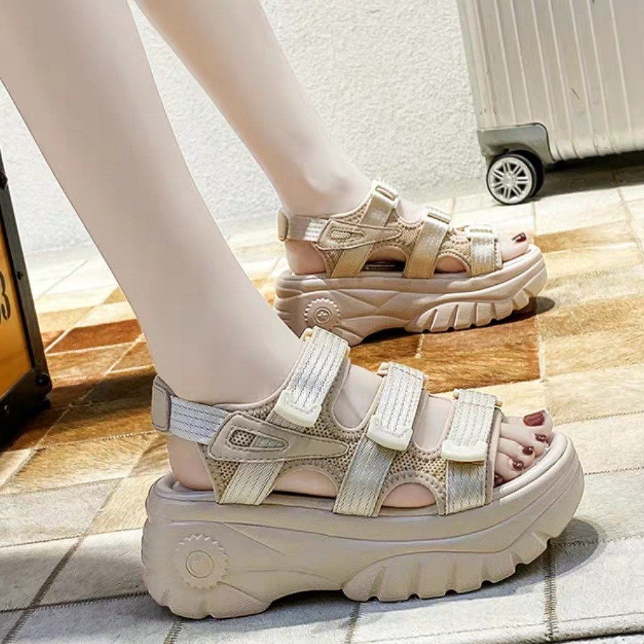 Sandal Tali Wanita Stripe 3 tinggi sol WA409