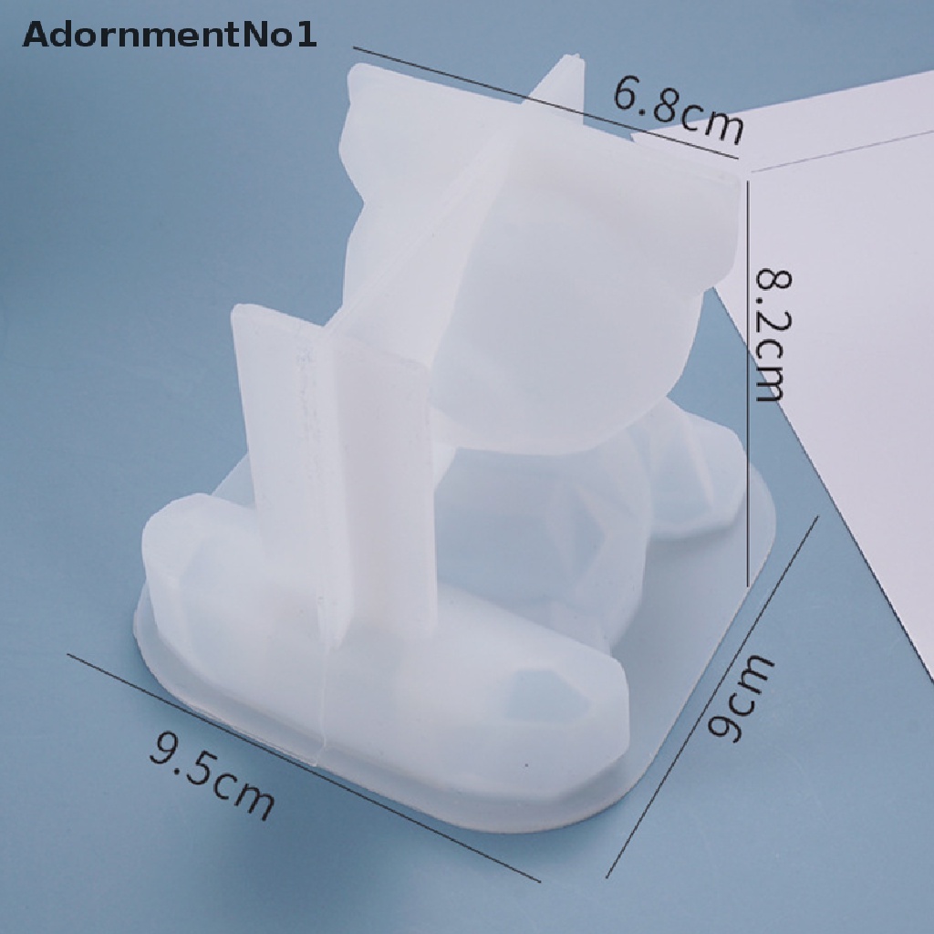 (AdornmentNo1) Cetakan Resin Bentuk Beruang Kecil Tiga Dimensi Untuk Kerajinan Tangan DIY