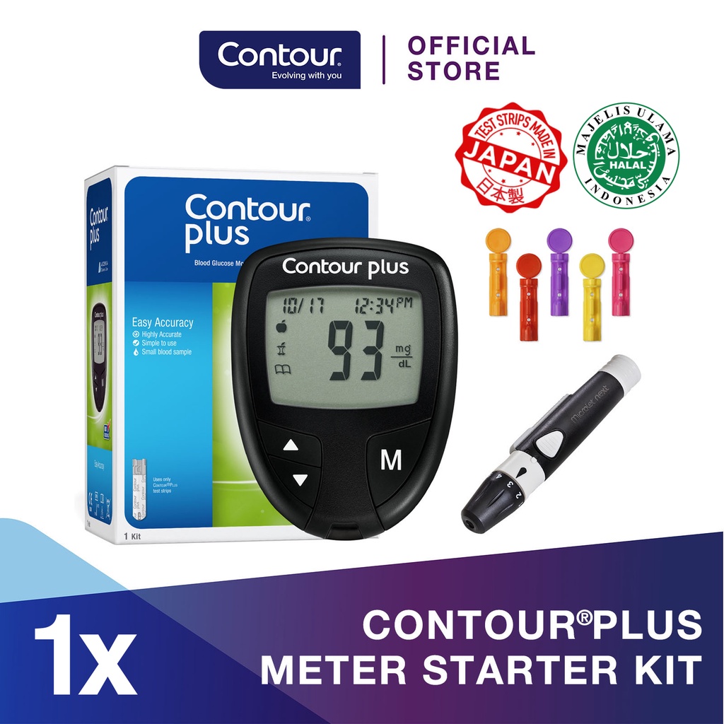 Ascensia Diabetes Care - Contour Plus Alat Tes Gula Darah