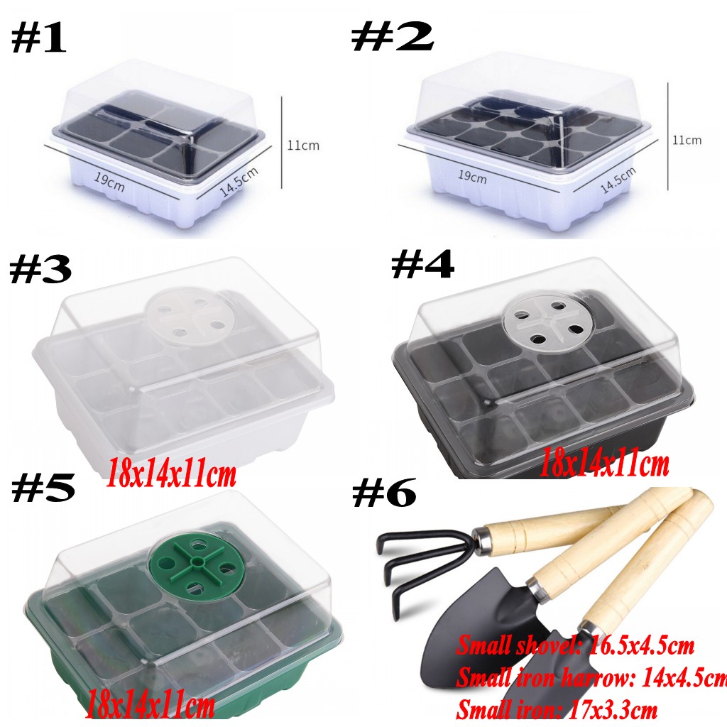 Hot Sale/6Per12Lubang Panci Pembibitan/Kelembaban Adjustable Switch Nursery Pots/Starter Germination Kit Garden Grow Box