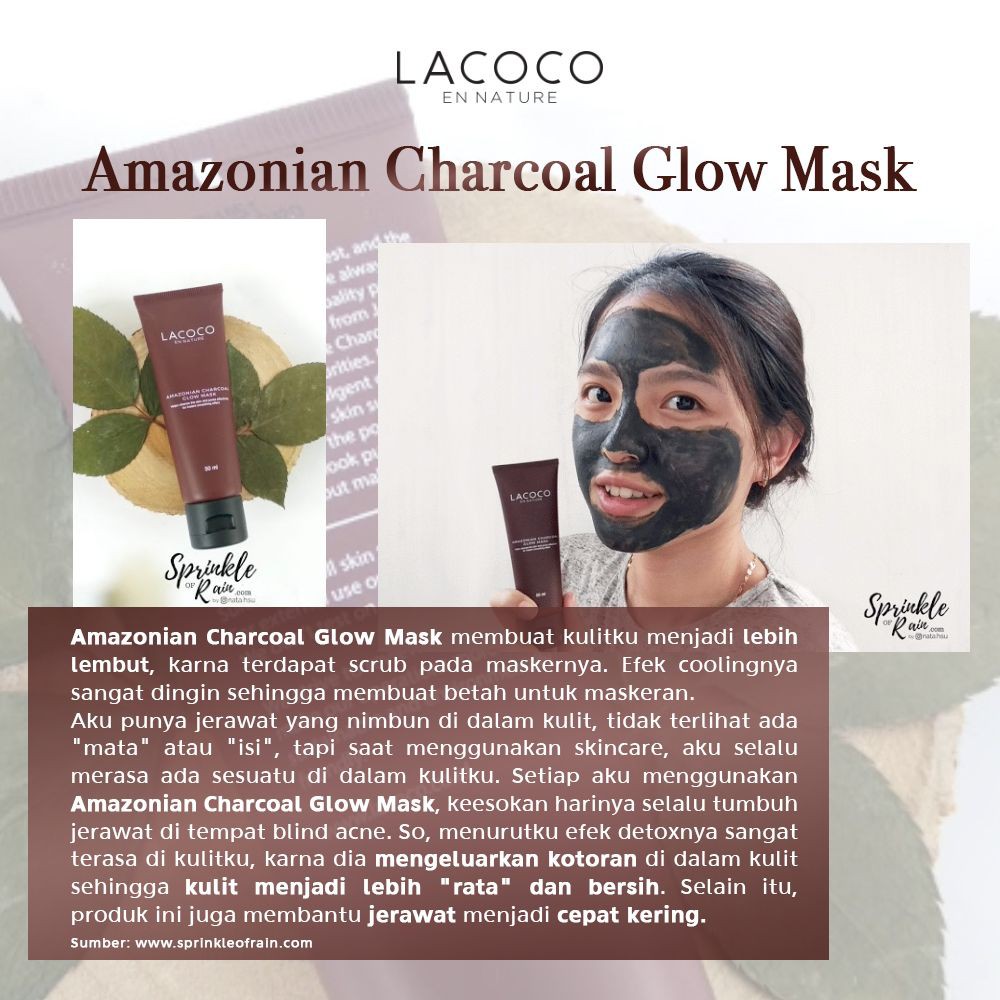 LACOCO Watermelon Mask/ Amazonian Charcoal/ Aloe Vera Mist/ Cos Vie/ Ultimate Golden Facial Foam ORI