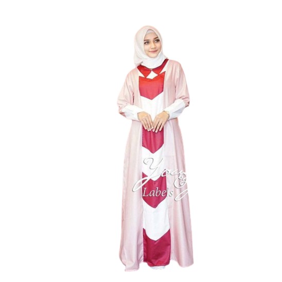 FASHION - LABELS MAXY Gamis Hawwa Maxy - Ori Spassy - Busui - Bahan Moscrepe/Wollycrepe – Gamis