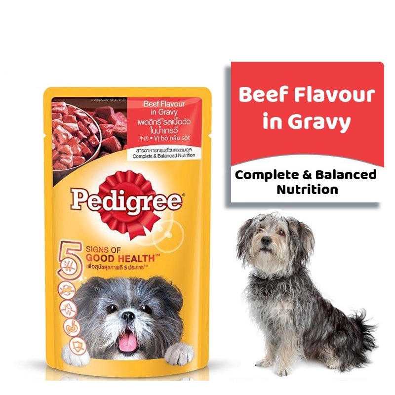 Pedigree Pouch 130gr - Makanan Basah Anjing