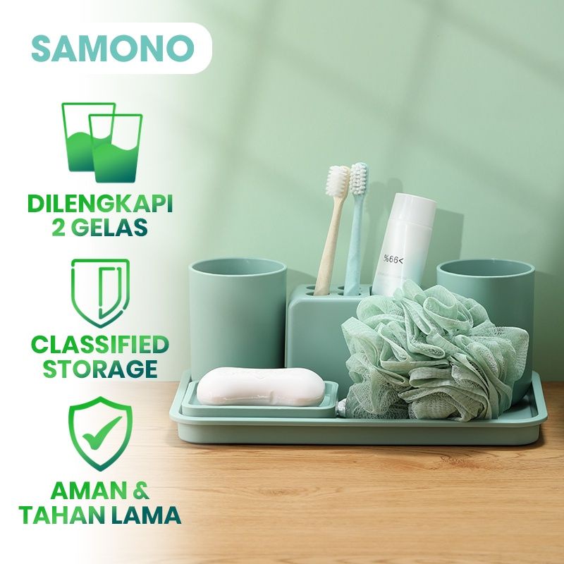 Samono SBS001 6 in 1 Bathroom Suite