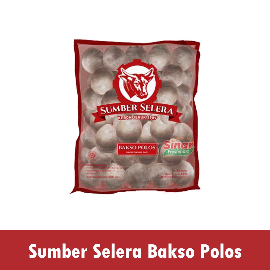 

[SINAR.FRESHMART] SUMBER SELERA BAKSO POLOS isi 50 pc [650GR]