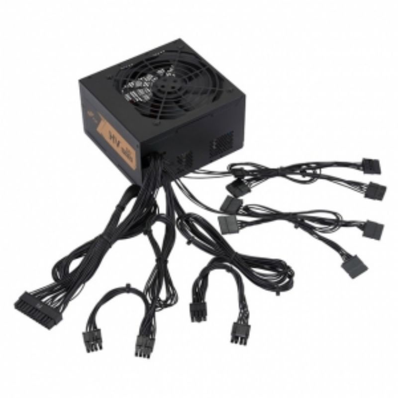 Power Supply FSP HV Pro 550W 85+ (BLACK CABLE) PSU 550 Watt 85 Plus