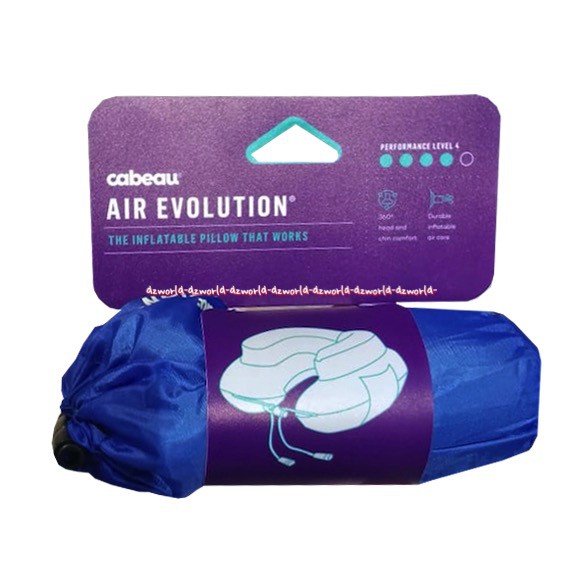 Cabeau Air Evolution Cushion Neck Bantal Leher Revolusioner Praktis