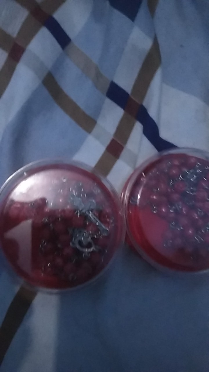 Rosario Motif Mawar Merah + Kotak