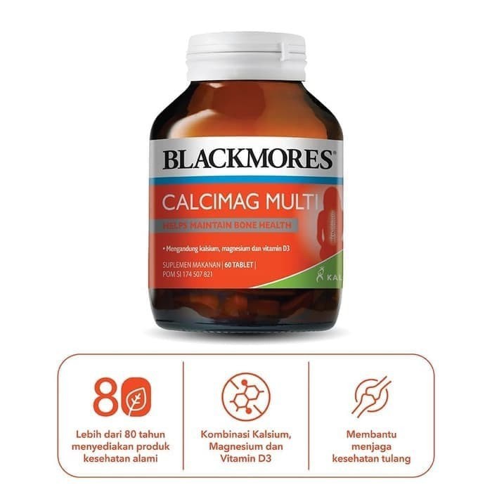 Blackmores Calcimag Multi BPOM Kalbe (Kalsium Obat Tulang) - 60 tablet