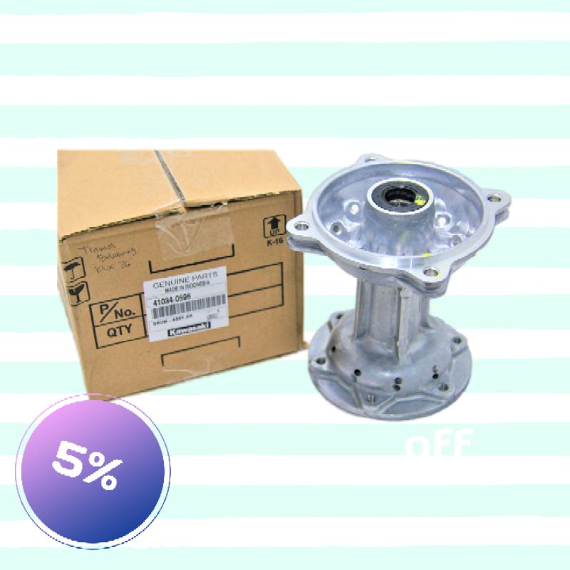 Tromol Belakang Klx S Original/Tromol Hole 28 klx/Tromol Kawasaki Klx Hole 28