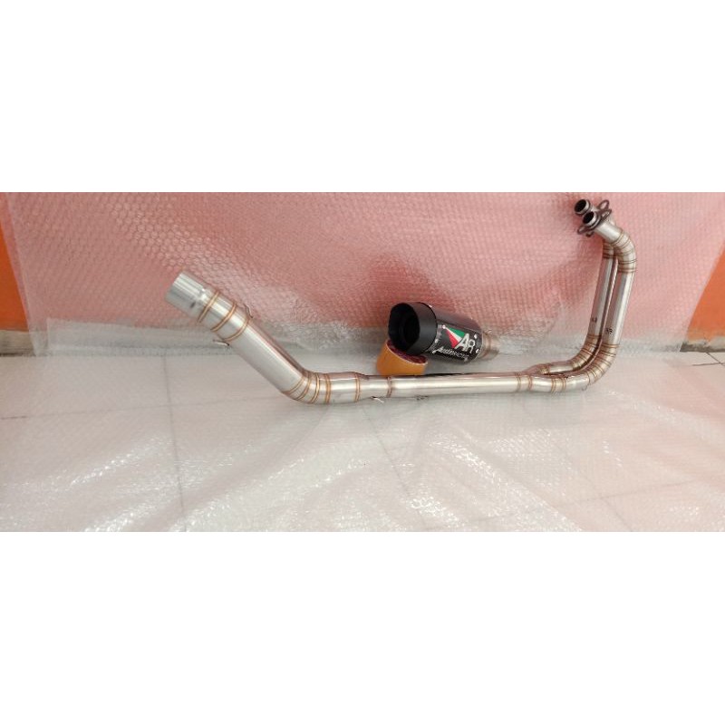 Knalpot racing Austin racing Ninja 250karbu Ninja 250fi R25 CBR250 Z250 Fullsystem knalpot Ar austin