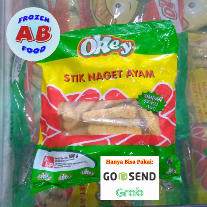 

Okey Stikie 500gr Okey Chicken Stick Naget Ayam Nugget Stik 500gram