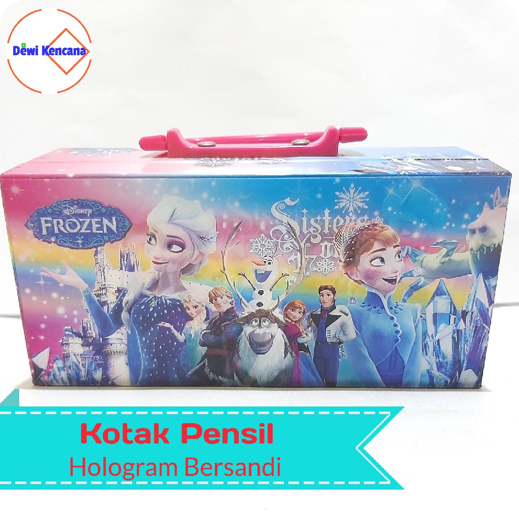 

Kotak Pensil Hologram Karakter Kode Sandi 3 Tingkat