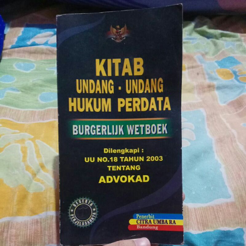 

Kitab Undang-Undang Hukum Perdata Burgerlijk Wetboek
