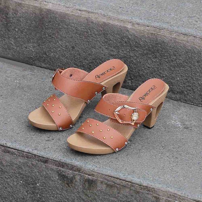 Sandal wedges wanita high quality garansi original