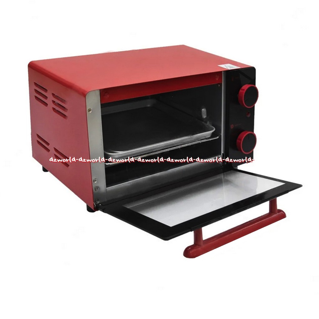 Klaz Oven Toaster Red Alat Pemanggang Oven Merah 9L