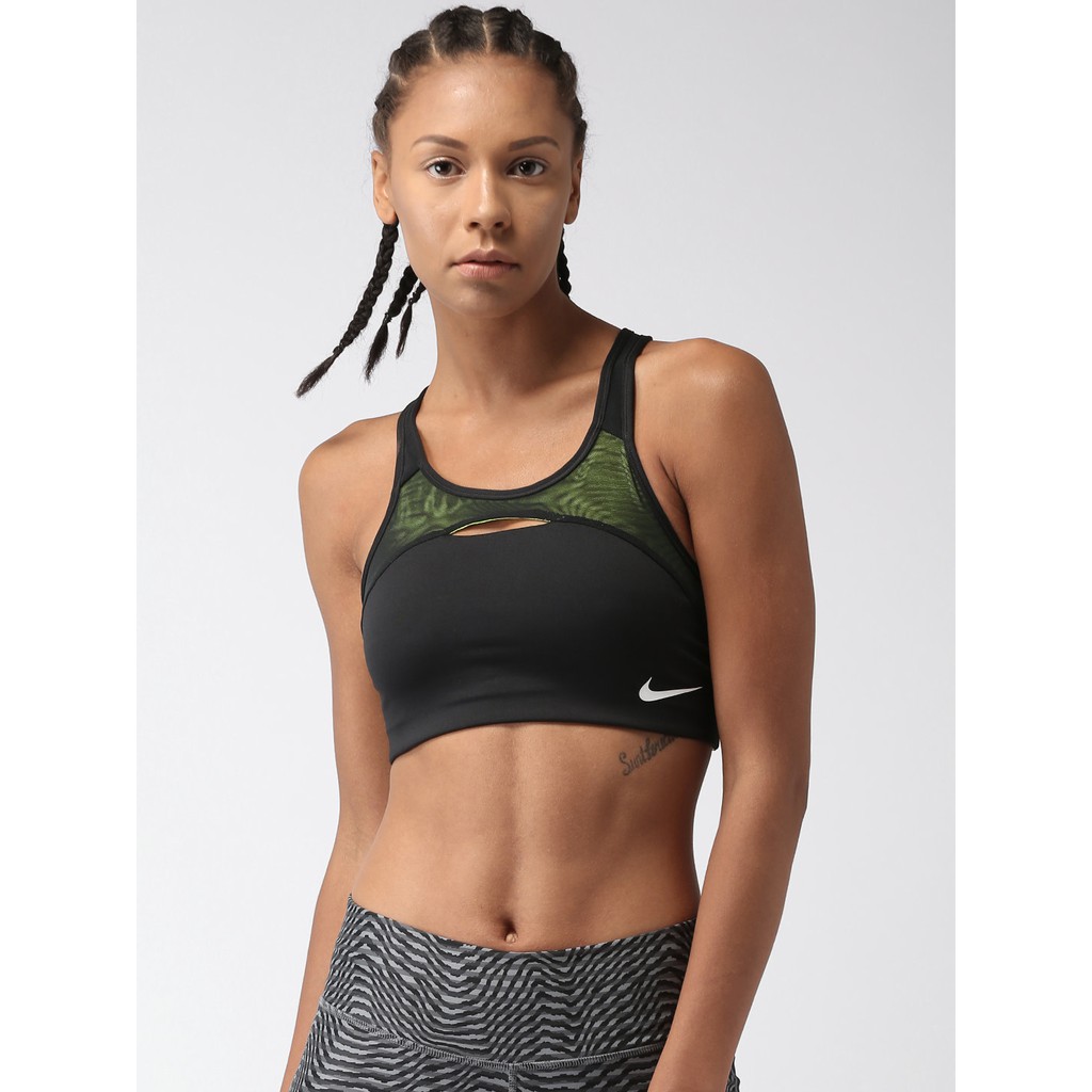 nike classic swoosh modern sports bra