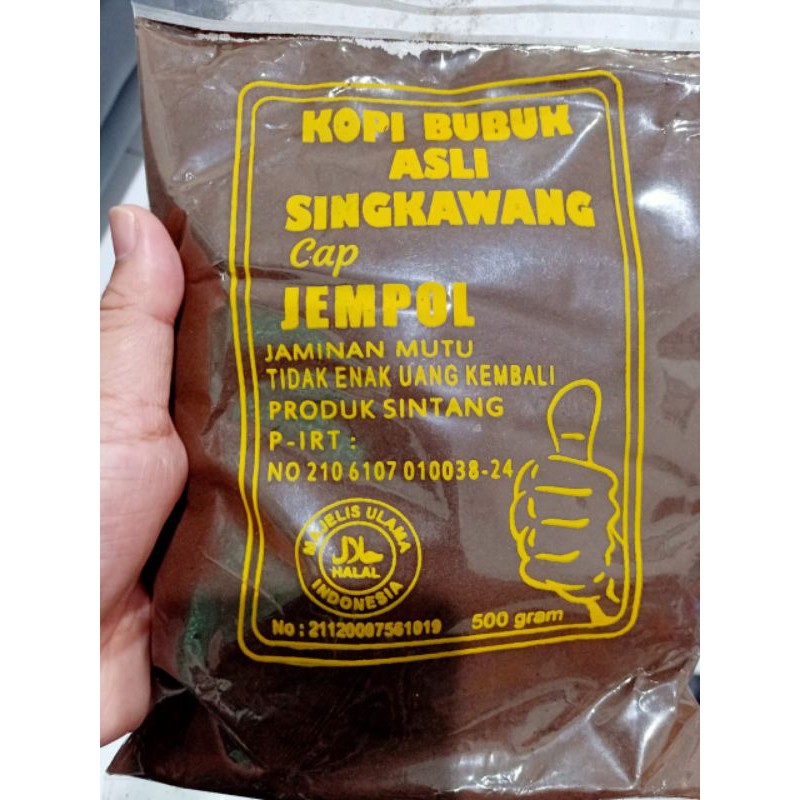 Kopi Bubuk Asli Singkawang Cap Jempol 500gram