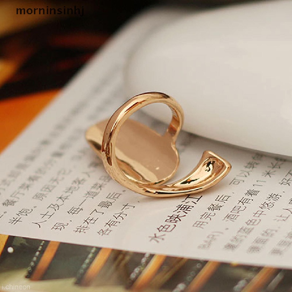 Mornin 1 Pc Cincin Model Capungbunga Hias Berlian Imitasi 2 Warna Untuk Wanita