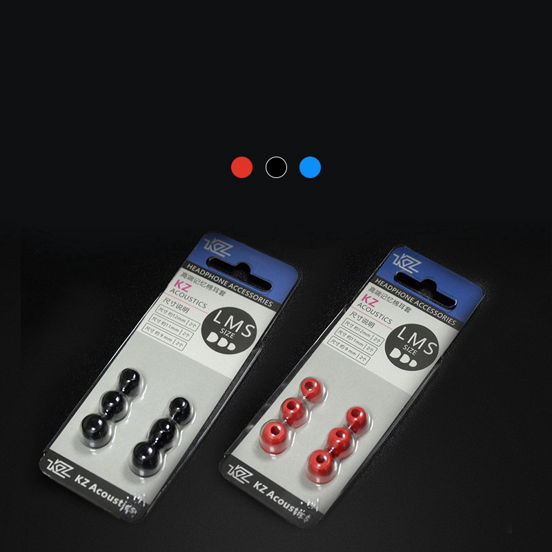 Original KZ Upgrade Ear Tips 3Pair(6pcs) Noise Isolating Memory Foam Eartips