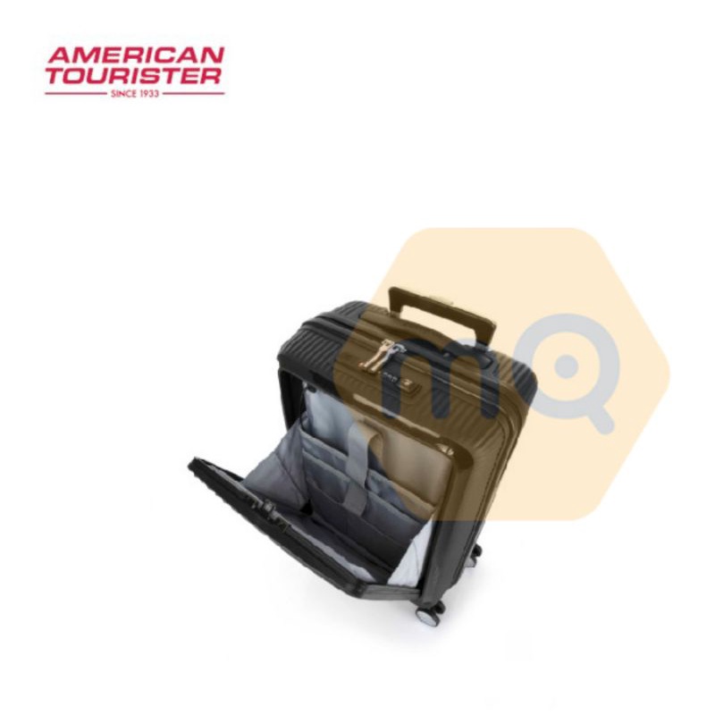 Koper American Tourister Curio front Laptop size Small 20 inch USB port