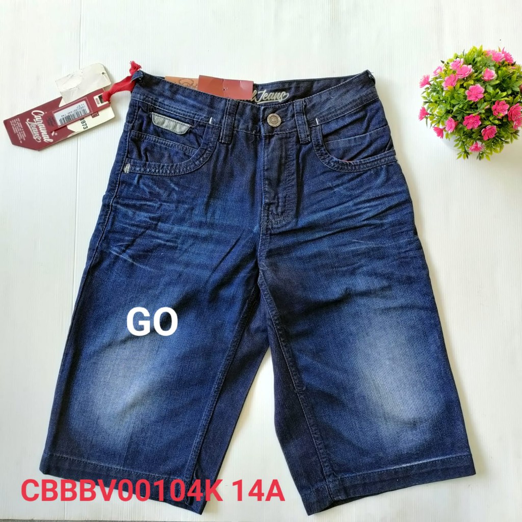 BB 28 CARDINAL CBBBV Celana Pendek Jeans Bermuda Casual Sobek Slimfit Reguler Fit Cowok Dewasa