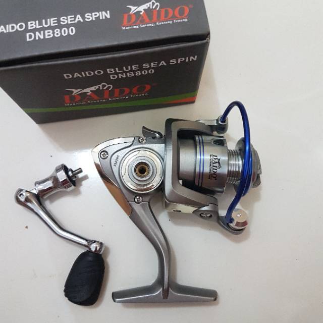 Reel ONE WAY daido blue spin 800 POWER HANDLE GRATIS ONGKIR