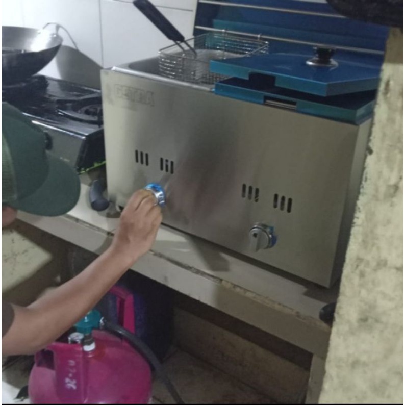 (Ready Stok Termurah !!) Getra Gea gas deep fryer penggorengan gas GF 102G / GF102G / GF 102 G
