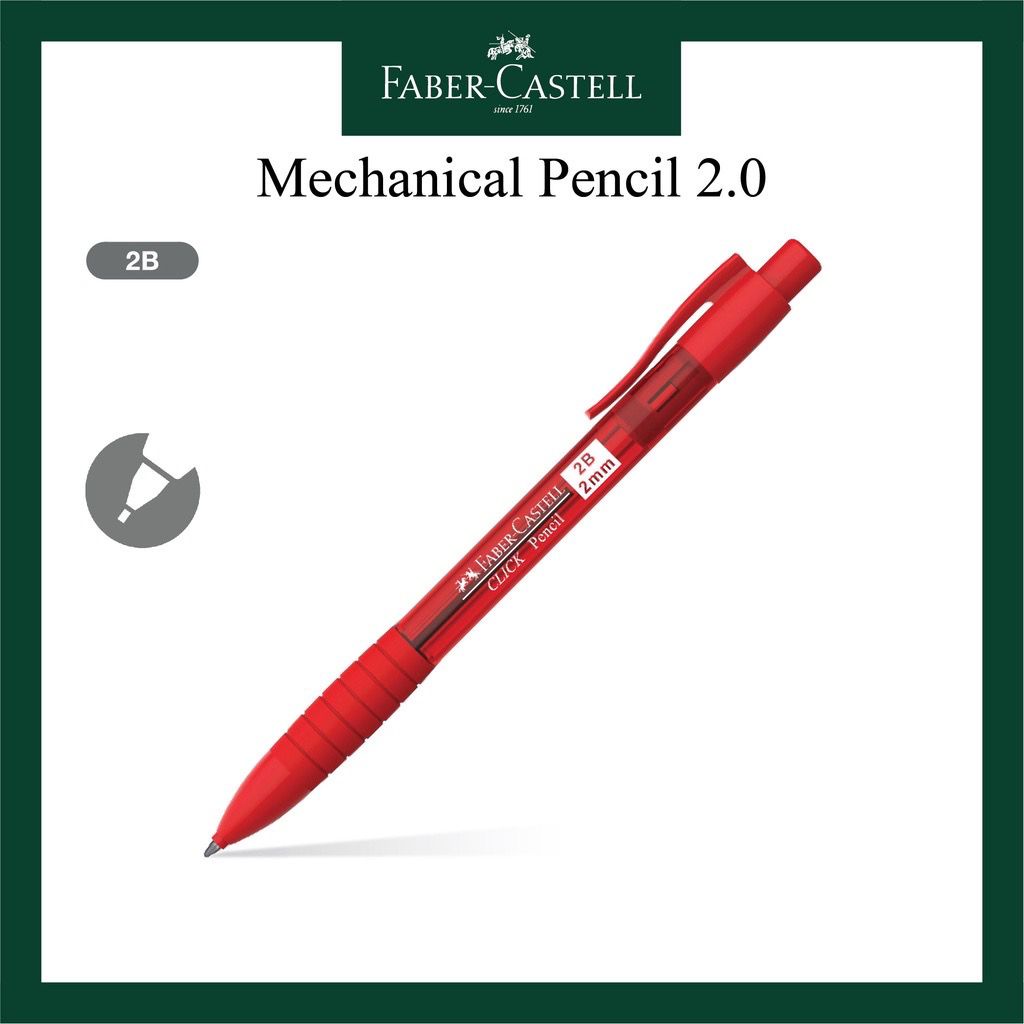 Pensil Mekanik Faber-Castell Ukuran 2.0