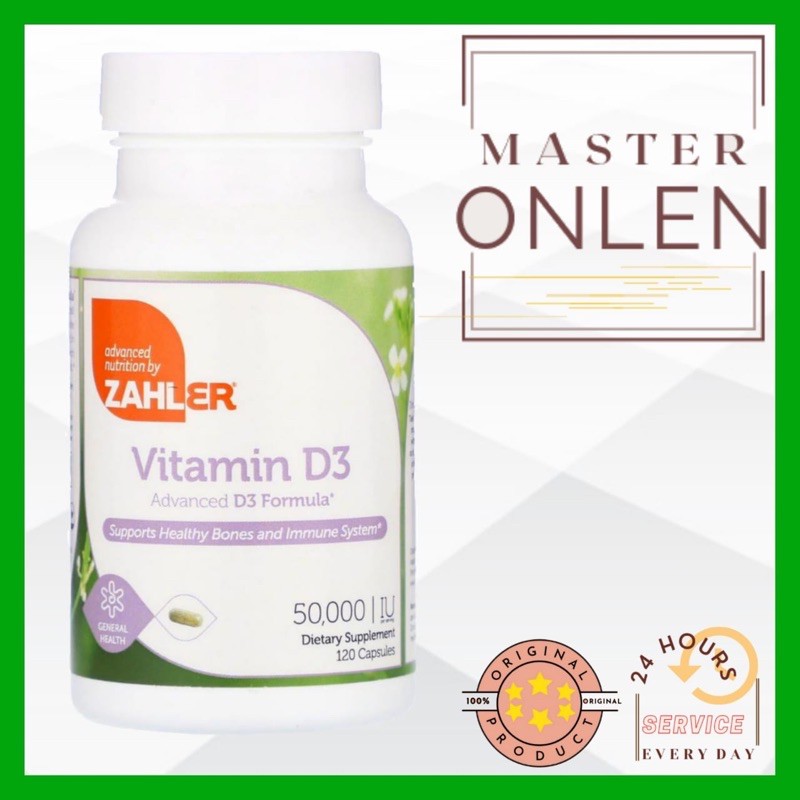 Vitamin D3 50000 iu 120 capsule Zahler Usa Vitamin D-3 50000iu