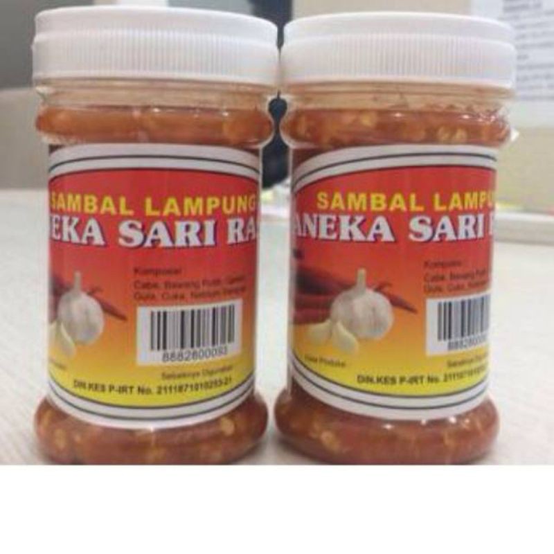 

Aneka Sari Rasa. Sambal Khas Lampung Netto. 200Gram