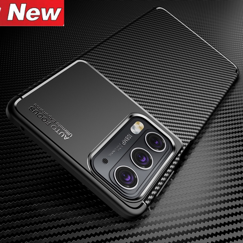 Soft Case Bahan Silikon Carbon Fiber Tahan Banting Untuk Motorola Moto Edge X30 S30 20 Pro Lite Moto Edge 20