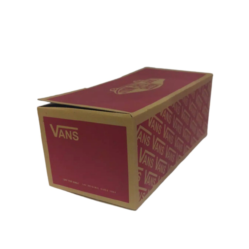 KARDUS PACKAGING BOX SEPATU_VANS MERAH