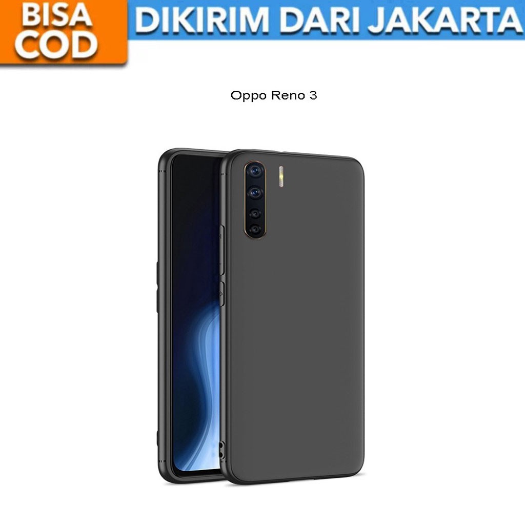 SoftCase Black Matte for Oppo Reno 3