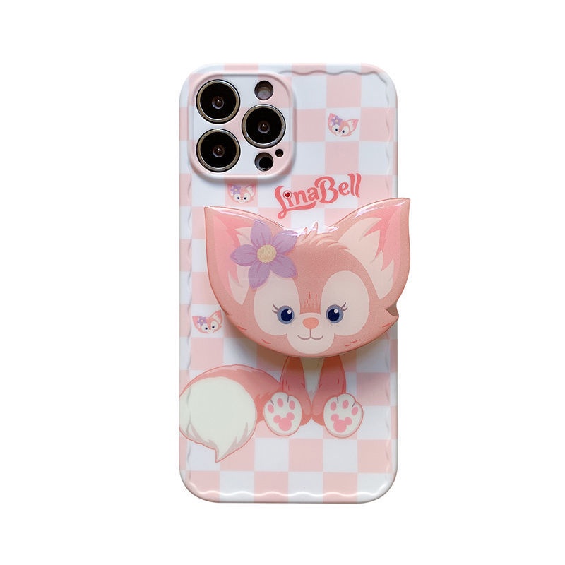 Case Motif Kartun Dengan Holder Untuk IPhone 12 13 11 Pro Max X Xs Max Xr Lndl