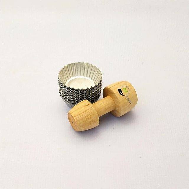 set cetakan pie dan pusher penekan pie